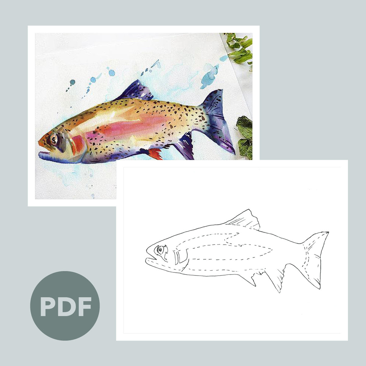 Download 59+ Kids Playzone Rainbow The Spouting Trout Coloring Pages
