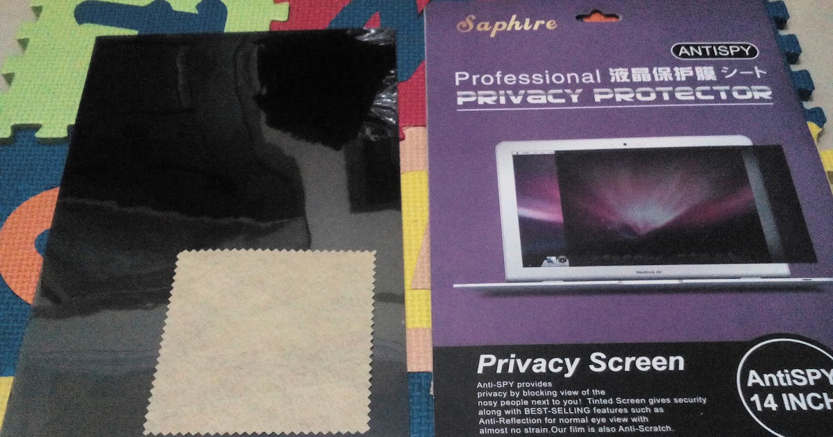 anti gores antigores laptop notebook 14 inci antispy anti spy hitam