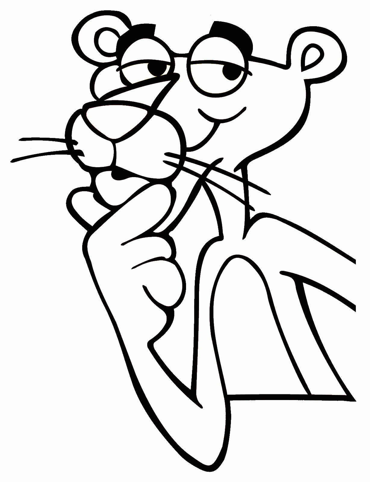 Coloring page: The Pink Panther Coloring Pages