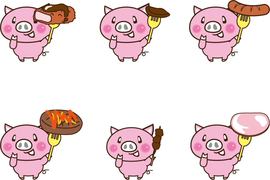 ディズニー画像のすべて 驚くばかり豚 イラスト フリー 商用