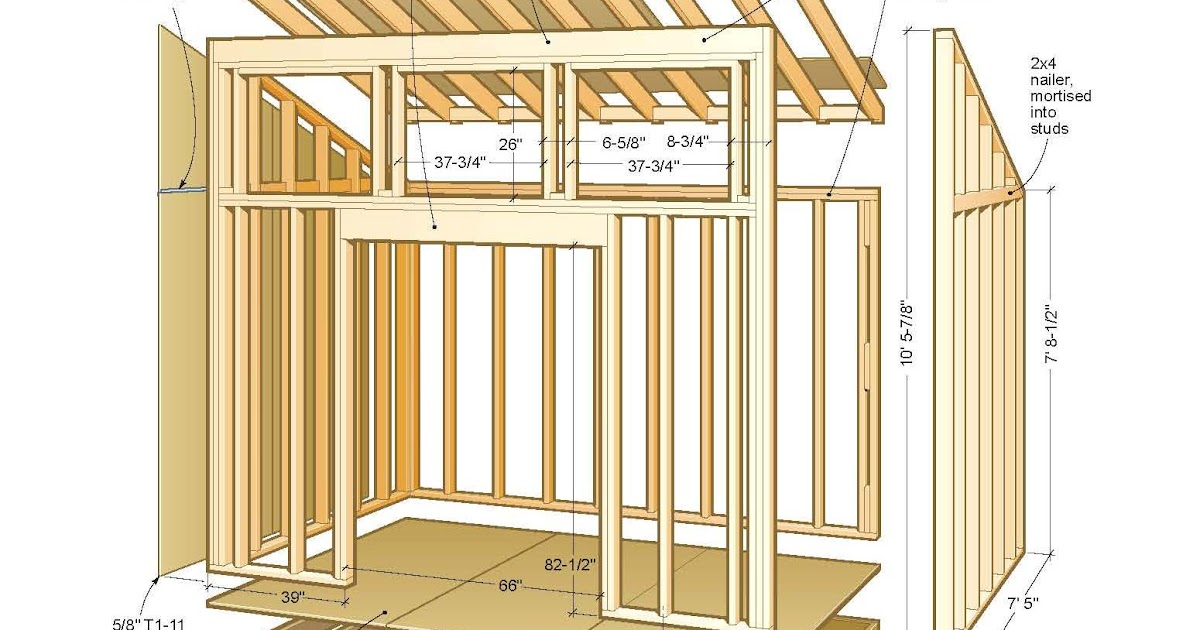 shed plans online: shed plans can have a variety of roof