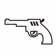 最高のイラスト画像 最高かつ最も包括的な銃 シルエット フリー