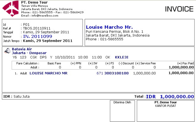 Contoh Invoice Down Payment - Absurd Things