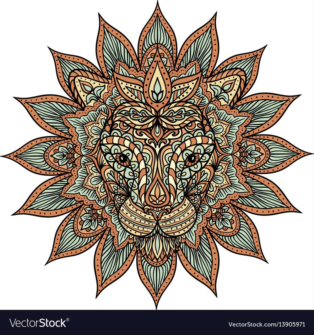 Free Free 298 Mandala Lion Svg Free SVG PNG EPS DXF File