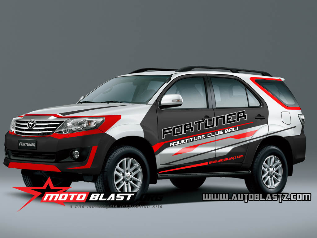 Gambar Modifikasi Stiker Mobil Fortuner Terlengkap Modifikasi Mobil