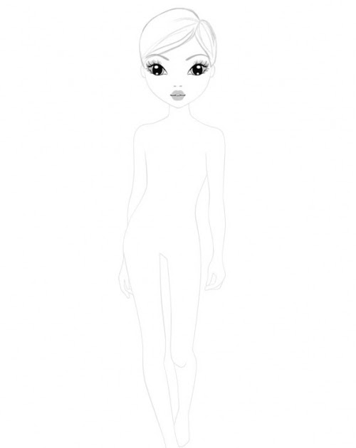 coloriage imprimer top model