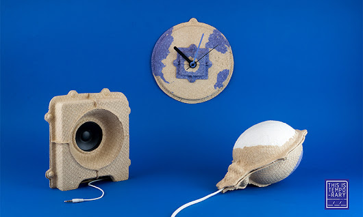 shay castel's biodegradable series of everyday objects challenges consumerist habits