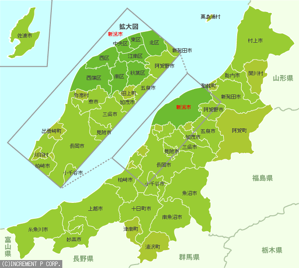 すべての動物画像 最高新潟 県 地図 イラスト