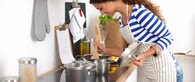 woman cooking