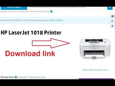 Download Drivers And All This Laptop Free How To Hp Laserjet 1018 Printer Driver Download