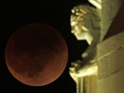 L'éclipse de Lune dans le Missouri