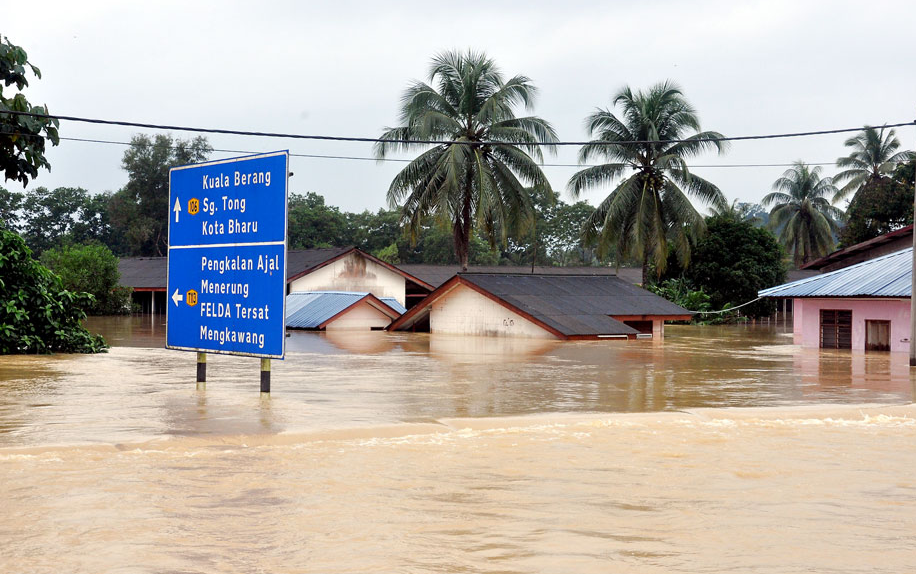 peristiwa banjir besar di kelantan 2014