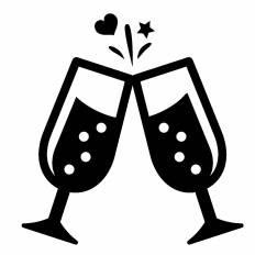 かわいい動物画像 50 素晴らしい乾杯 イラスト