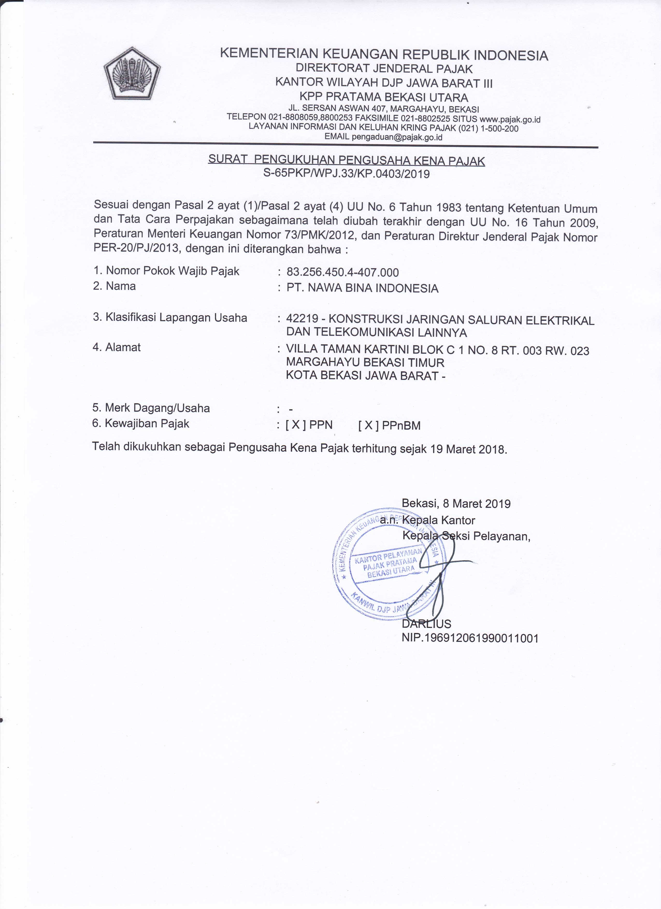 Cara Membuat Surat Pengukuhan Pengusaha Kena Pajak - Contoh Seputar Surat