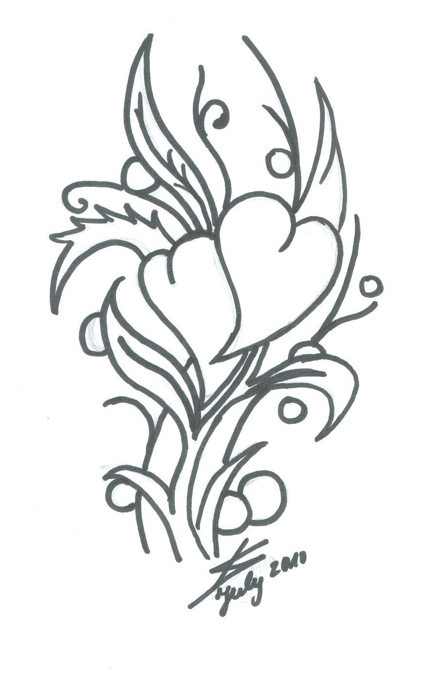 Outline drawing of flowers ouarzazate kasbah hearts on fire drawings tribal heart tattoos heart valentines day drawings heart drawings with flames heart pages for coloring dibujos de amor heart coloring pages png big heart other popular clip arts. Heart Flower Drawing At Getdrawings Free Download