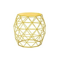 Wire round stool