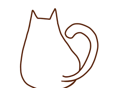 ディズニー画像のすべて シルエット 猫 イラスト 後ろ姿