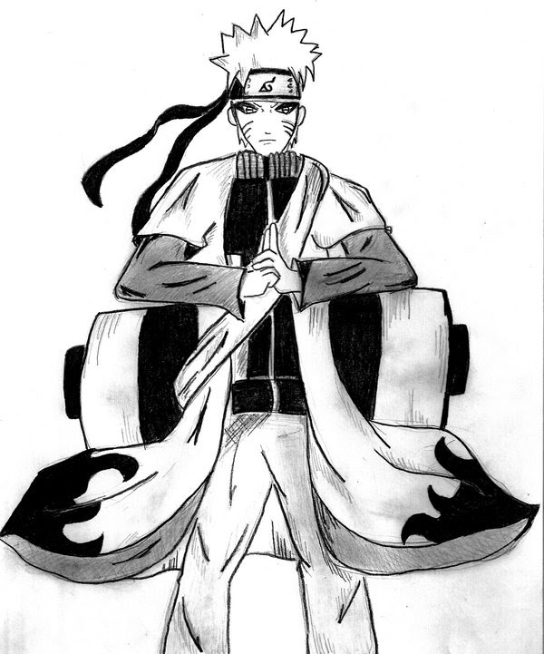 Gambar Lukisan Naruto Dari Pensil