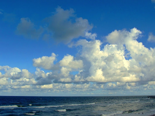 Фото Облака над морем