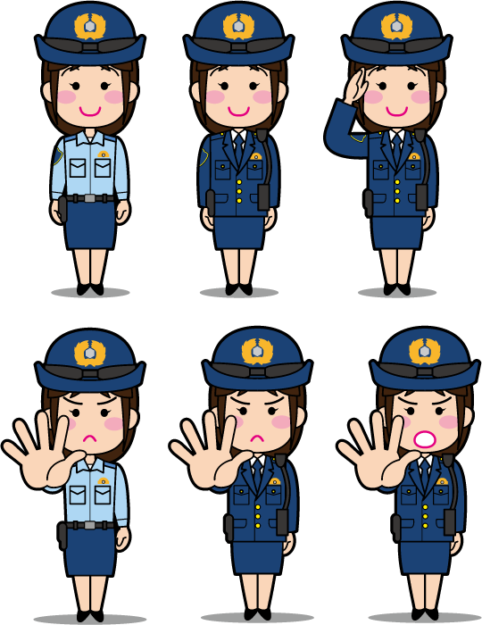 ダウンロード可能 警察 帽子 イラスト Iイラスト画像ギャラリー Irasutoyablog