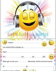 [Nouvelle collection] invitation anniversaire emoji 234458-Invitation anniversaire emoji a imprimer