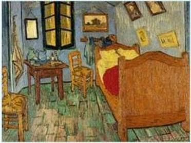 White house at night, the 5. Erga Vincent Van Gogh