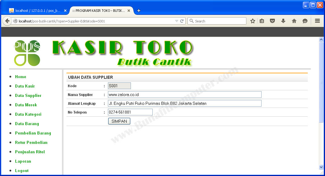 Contoh Database Penjualan Mysql - Contoh 0917