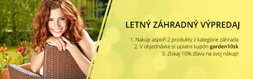 letný záhradný výpredaj