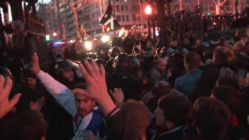 Manifestación en Barcelona