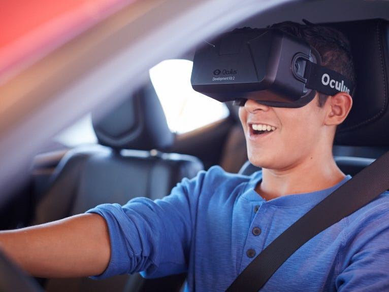 Toyota is using Oculus Rift in driving simulations to show teens the dangers of distracted driving