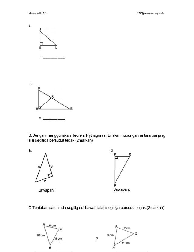 Contoh Soalan Matematik Pt3 Bulatan - Klewer g