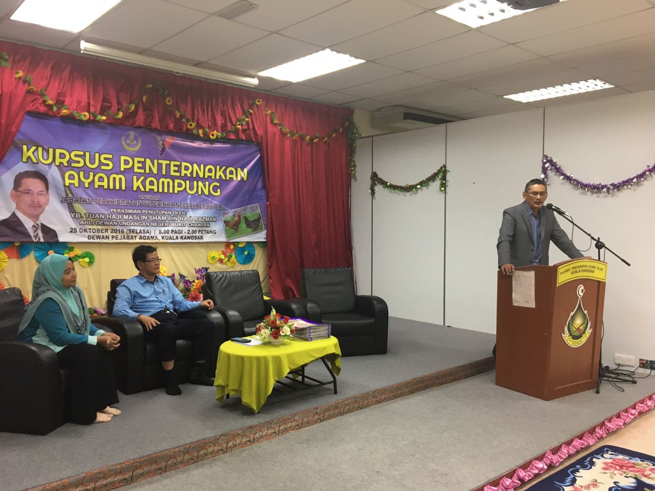Sebagaimana yang telah dipersetujui dengan pihak british, bermula daripada perjanjian pangkor pada 20 januari 187. Kursus Ternakan Ayam Kampung