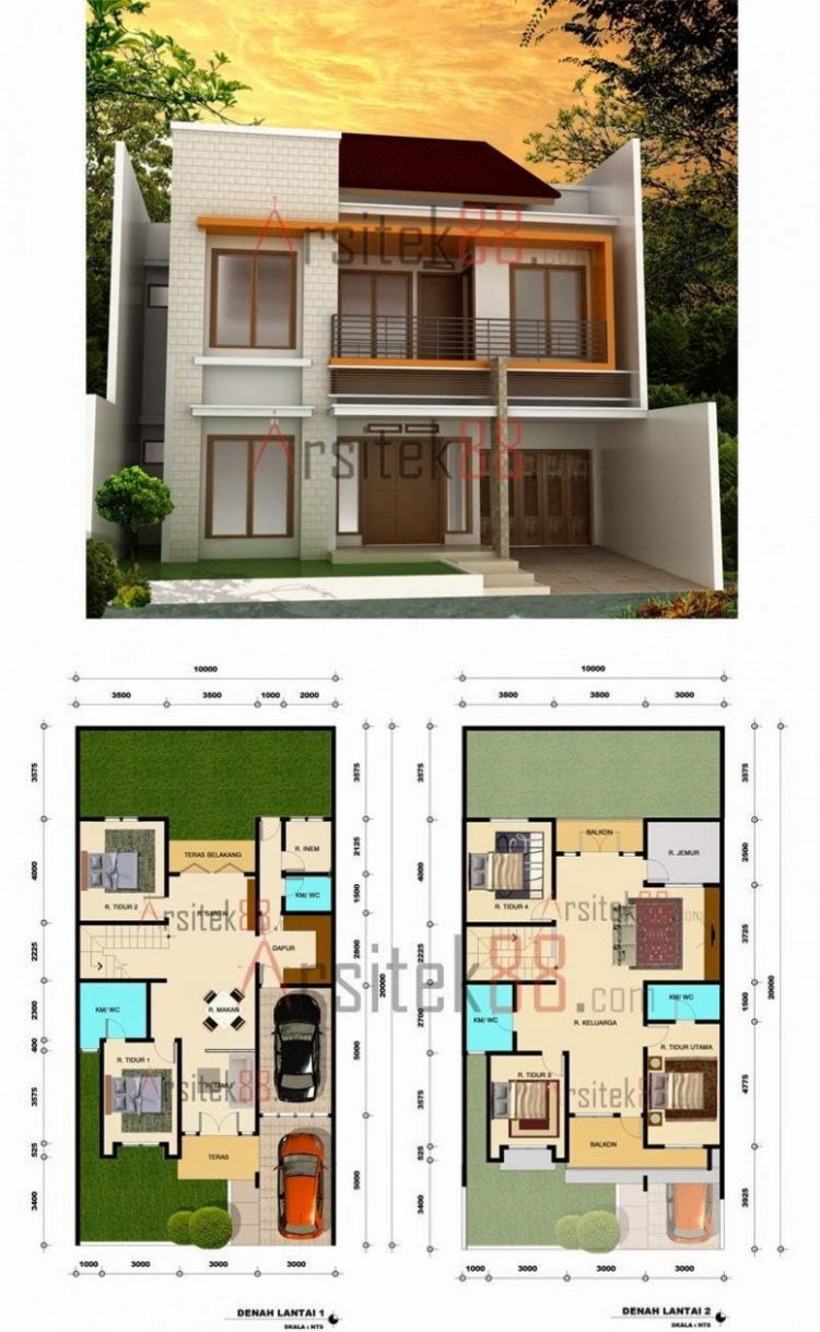 Desain Rumah Minimalis 2 Lantai Rumah Impian