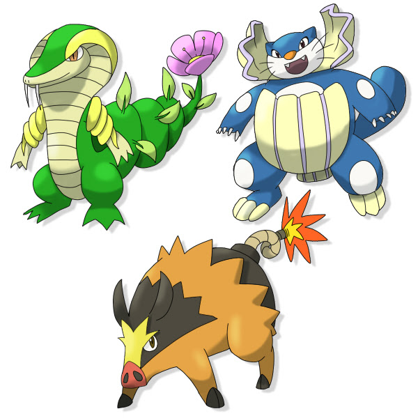 フレッシュ ポケモン ブラックホワイト 最初のポケモン 100 イラスト