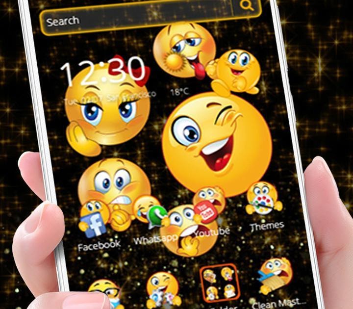  Wallpaper  Gambar Emoji Iphone Latar Hitam  Contoh Gambar 