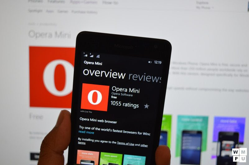 Opera mini for windows pc seems designed for the phone's portrait mode, which means it will look a little cramped and require extra scrolling on smaller phones. Opera Has Nothing In The Pipeline For Their Opera Mini App For Windows Phone Mspoweruser