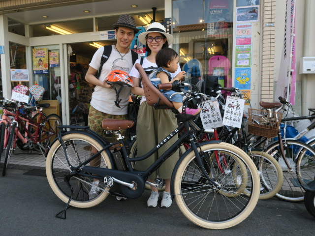 綺麗な自転車 子供乗せ おしゃれ パパ 全イラスト集