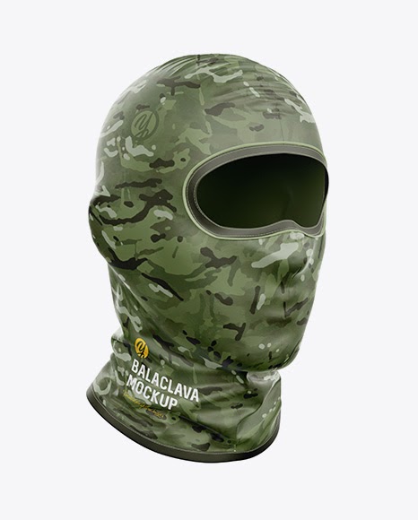 Download Free Balaclava Mockup - Halfside View (PSD) - Download ...