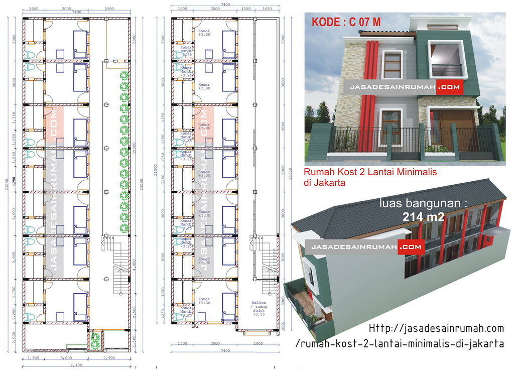  Gambar  Desain Ruangan  Rumah  Petak Feed News Indonesia