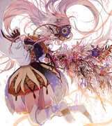 50 春 イラスト 女の子 美しい花の画像