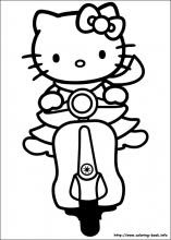Hello kitty and her twin on a swing printable coloring for girls hello kitty ballerina and a teddy bear coloring page for girls … Hello Kitty Coloring Pages On Coloring Book Info