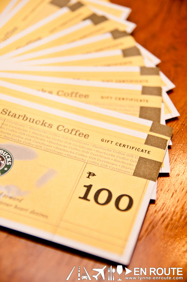 Gift card terms and conditions are subject to change by starbucks, please check starbucks website for more details. En Route Starbucks Gift Certificate Giveaway September 2012 0638 En Route