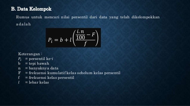 Rumus Langkah Dalam Ukuran Penyebaran Data - Perodua i