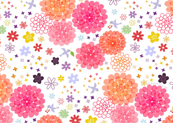 50 デスクトップ 壁紙 花 イラスト 無料イラスト集