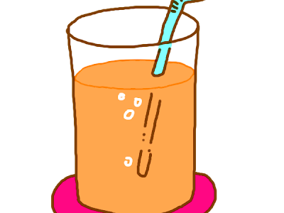 かわいい動物画像 100 オレンジジュース イラスト