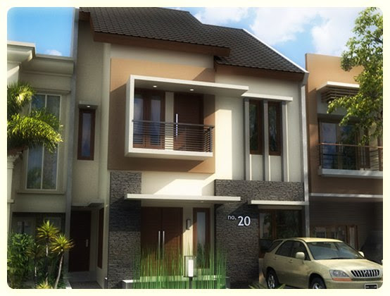 Model Teras Rumah  Minimalis 2 Lantai Galeri  Kata