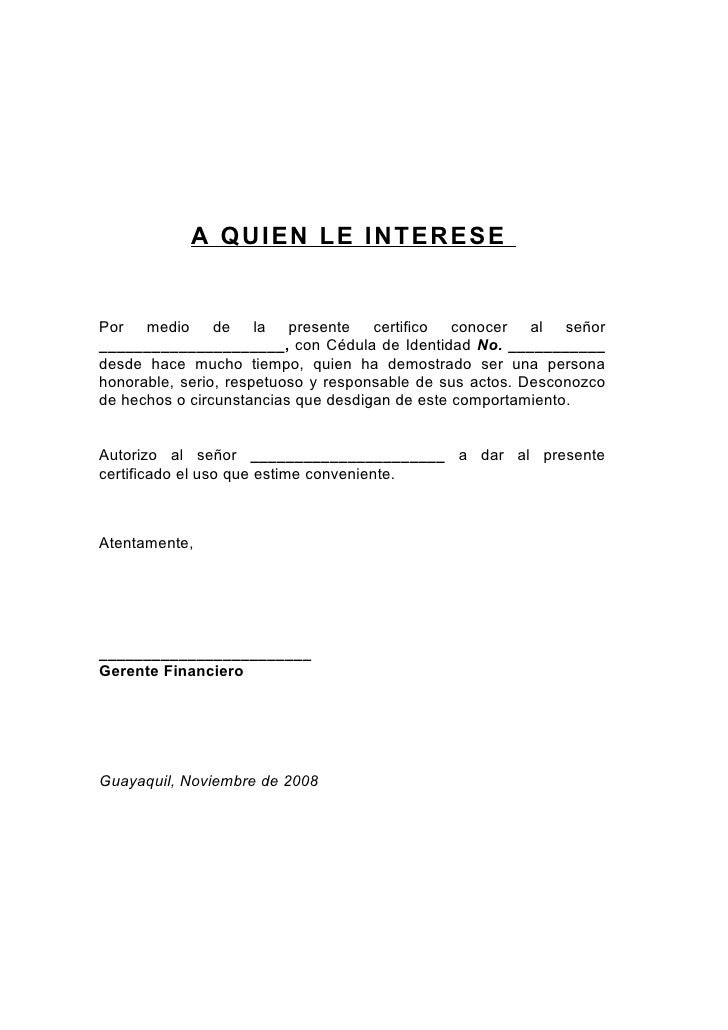 Carta De Despido En Chile - w Carta De