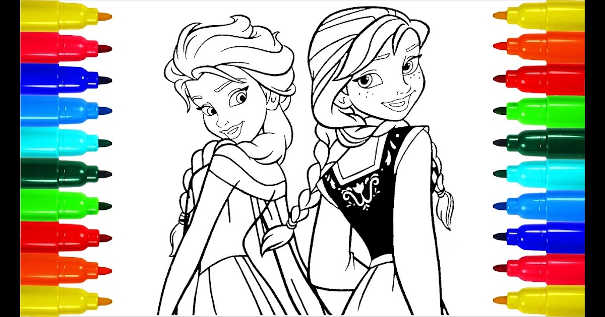 Download Backgammon site vvkf: Coloring Elsa Cartoon