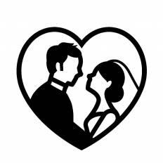 元の結婚式 イラスト シルエット 無料 動物ゾーン