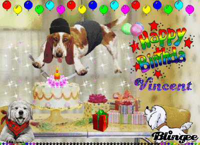 Carte Bon Anniversaire Vincent Manie